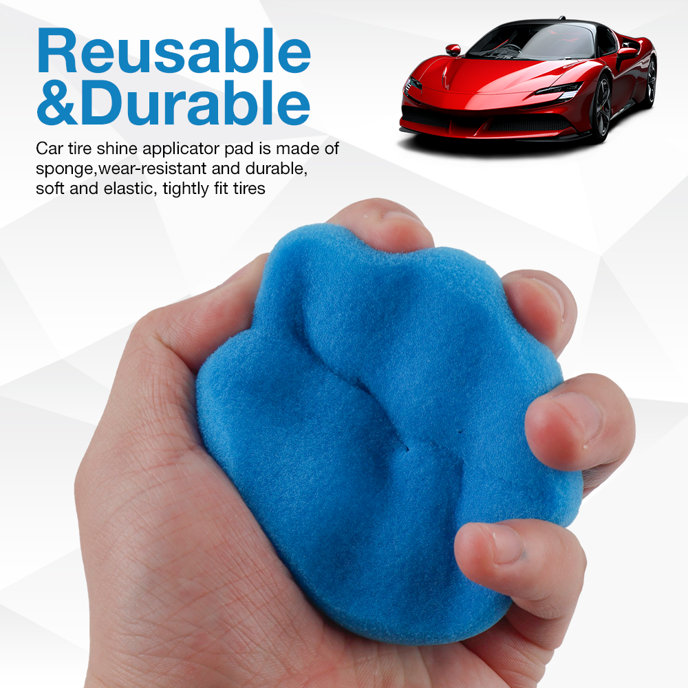 Tire Shine Applicator, Car Pol - Wax Applicator Pad avaliação e preço