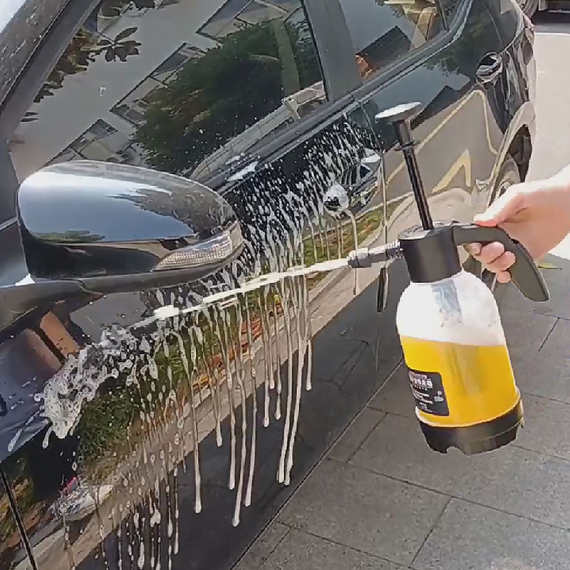 2L Hand Pump Foam Sprayer Hand - Foam Cannon Car Wash avaliação e preço