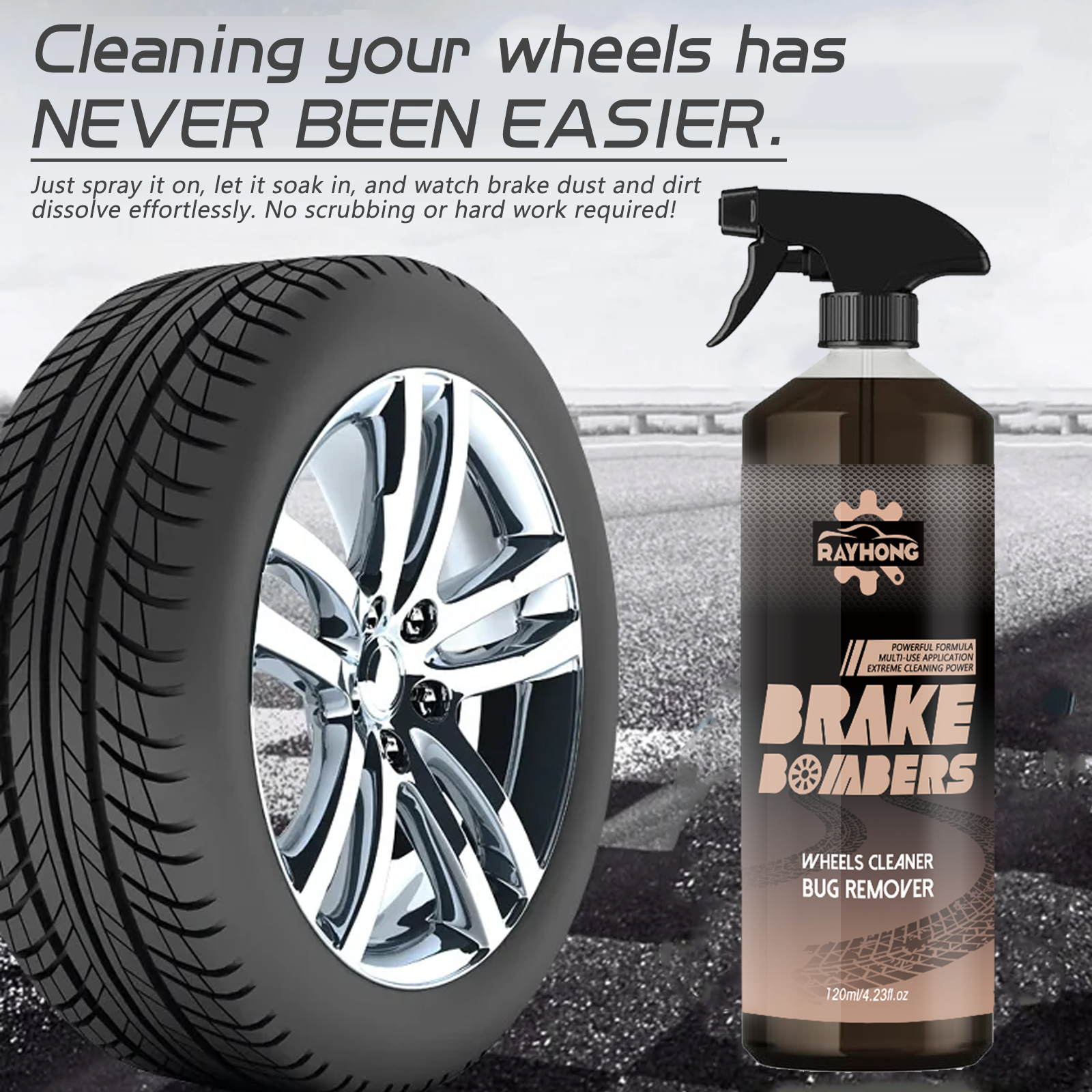 Car Wheel&Tire Cleaner - Brake - Wheel Cleaner Alloy avaliação e preço