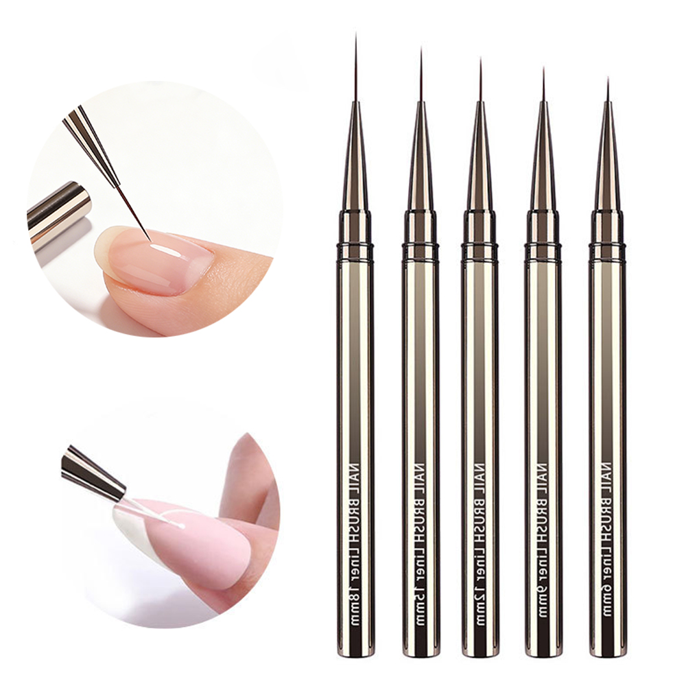 5-Piece Professional Nail Art  - Detailing Brush Set avaliação e preço