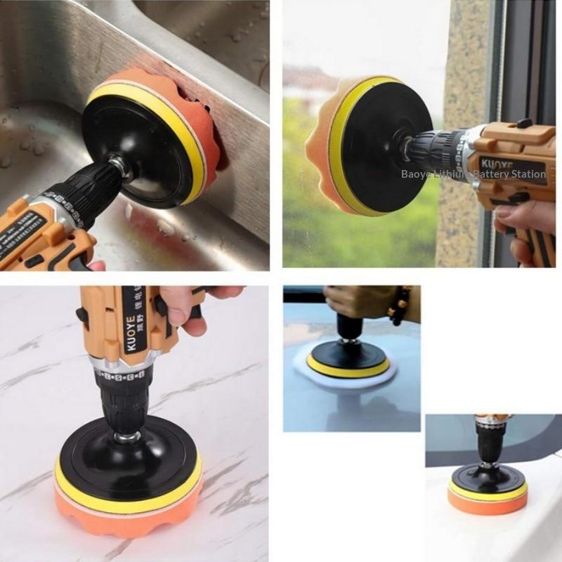 6Pcs Foam Pad Buffer Kit Polis - Polish Pad Set Buffer avaliação e preço