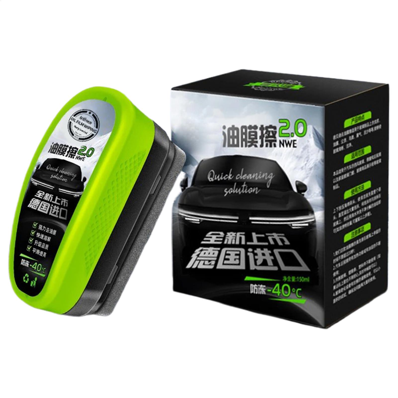 Car Glass Oil Film Remover Aut - Car Cleaning Brush avaliação e preço