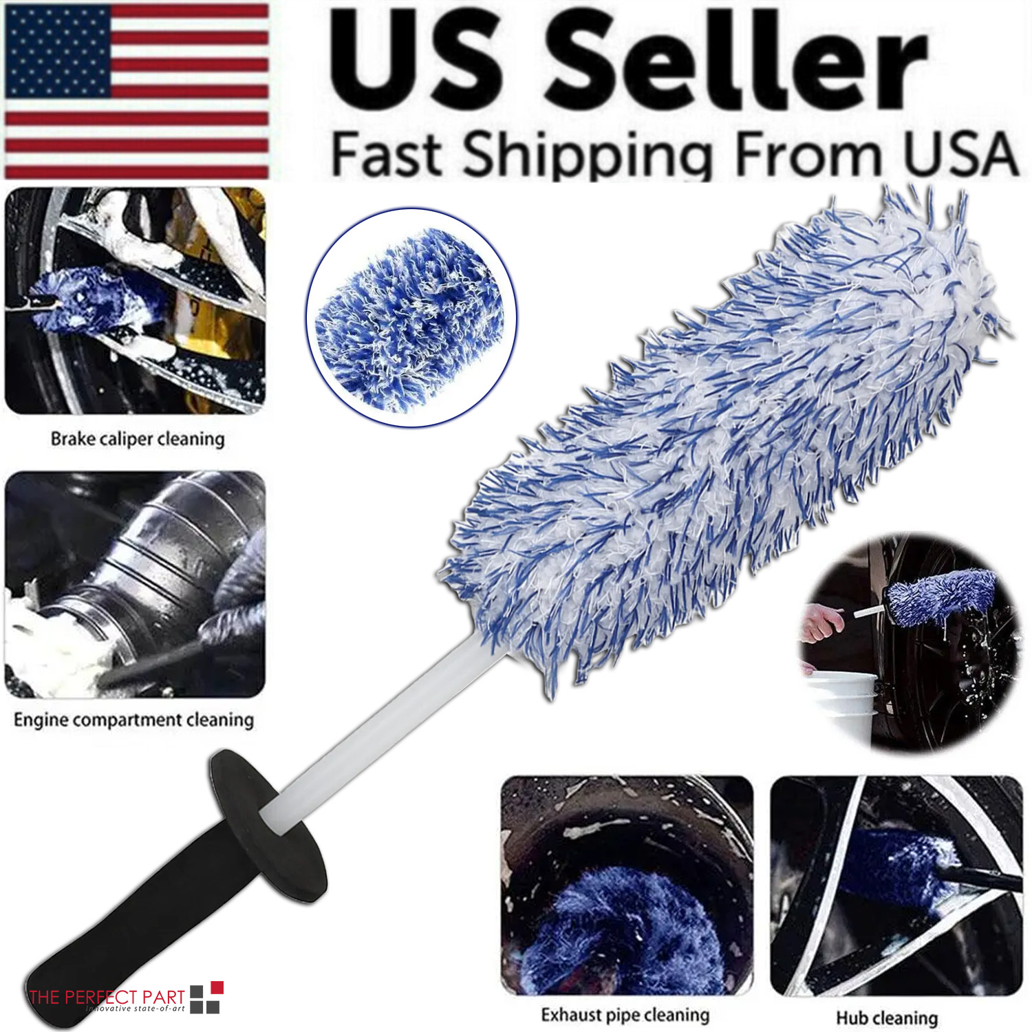 Car Alloy Wheel Cleaning Brush - Wheel Cleaner Alloy avaliação e preço