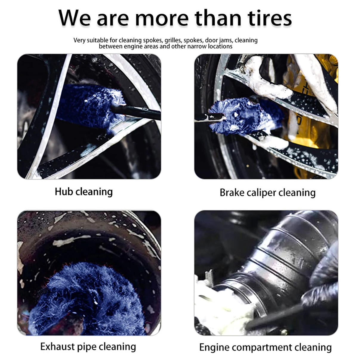 Car Alloy Wheel Cleaning Brush - Wheel Cleaner Alloy avaliação e preço