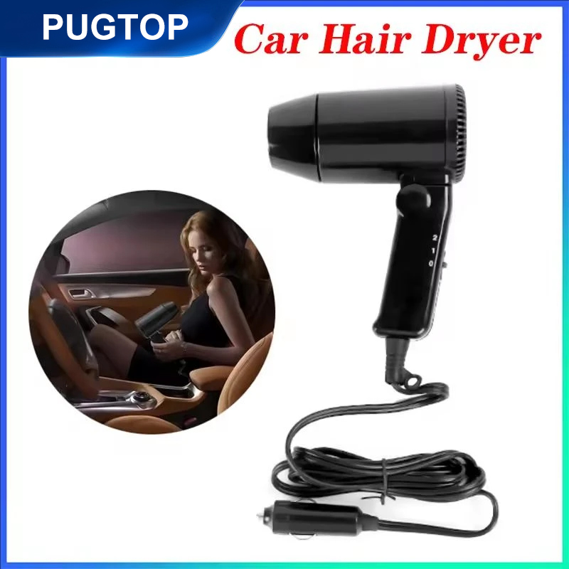 Portable 12V Folding Car Hair  - Dryer Car Blower avaliação e preço