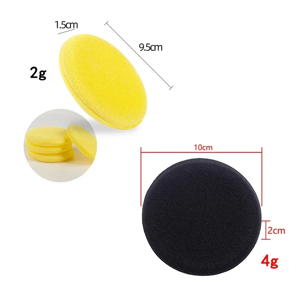 50pcs Round Car Ultra Soft Foa - Wax Applicator Pad avaliação e preço