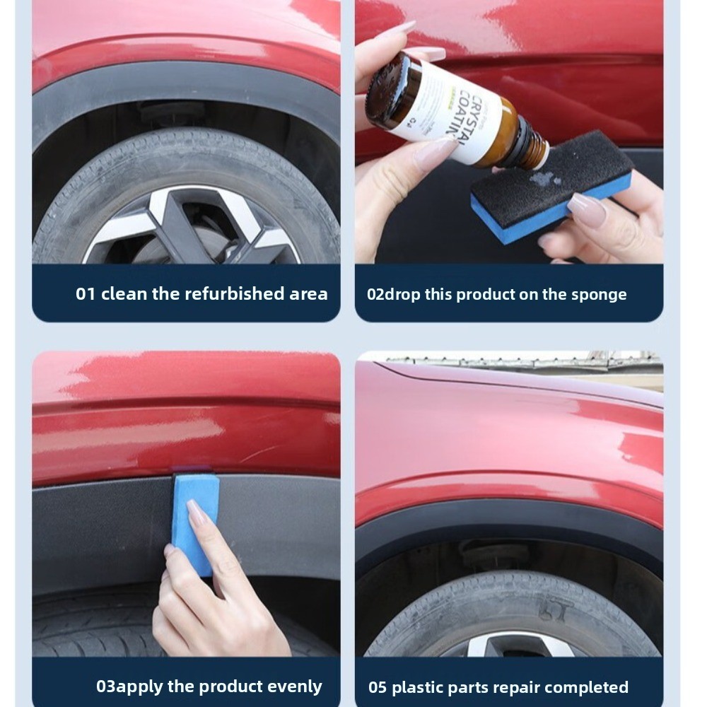 New Durable Crystal Coating Re - Trim Restorer Plastic avaliação e preço