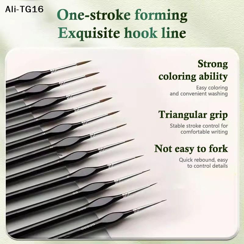 【B11】11Pc Miniature Detail Pai - Detailing Brush Set avaliação e preço