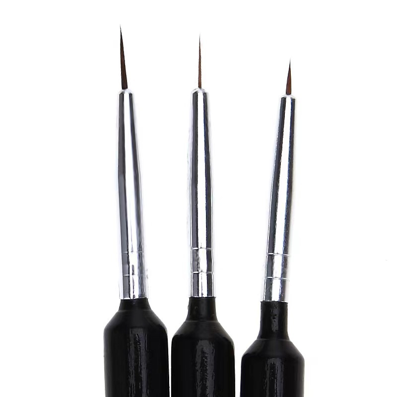 3Pcs Ultra-fine Nail Art Liner - Detailing Brush Set avaliação e preço