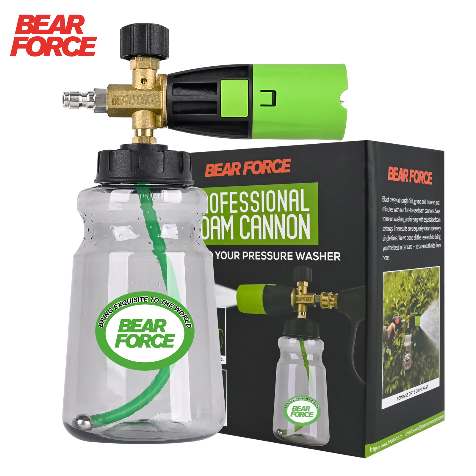 BEAR FORCE Innovative Pressure - Foam Cannon Car Wash avaliação e preço
