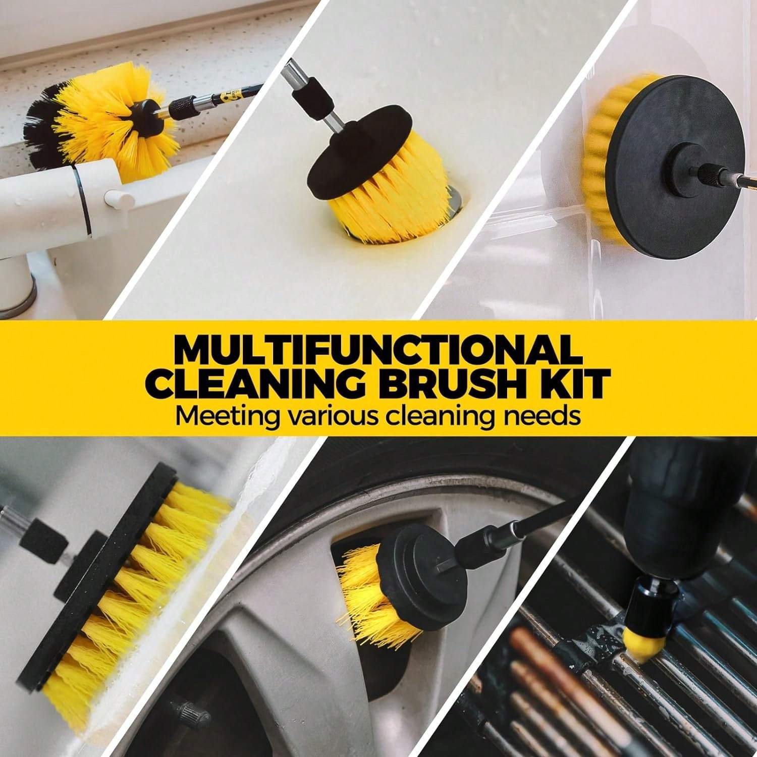 20Pack Drill Brush Attachments - Car Cleaning Brush avaliação e preço