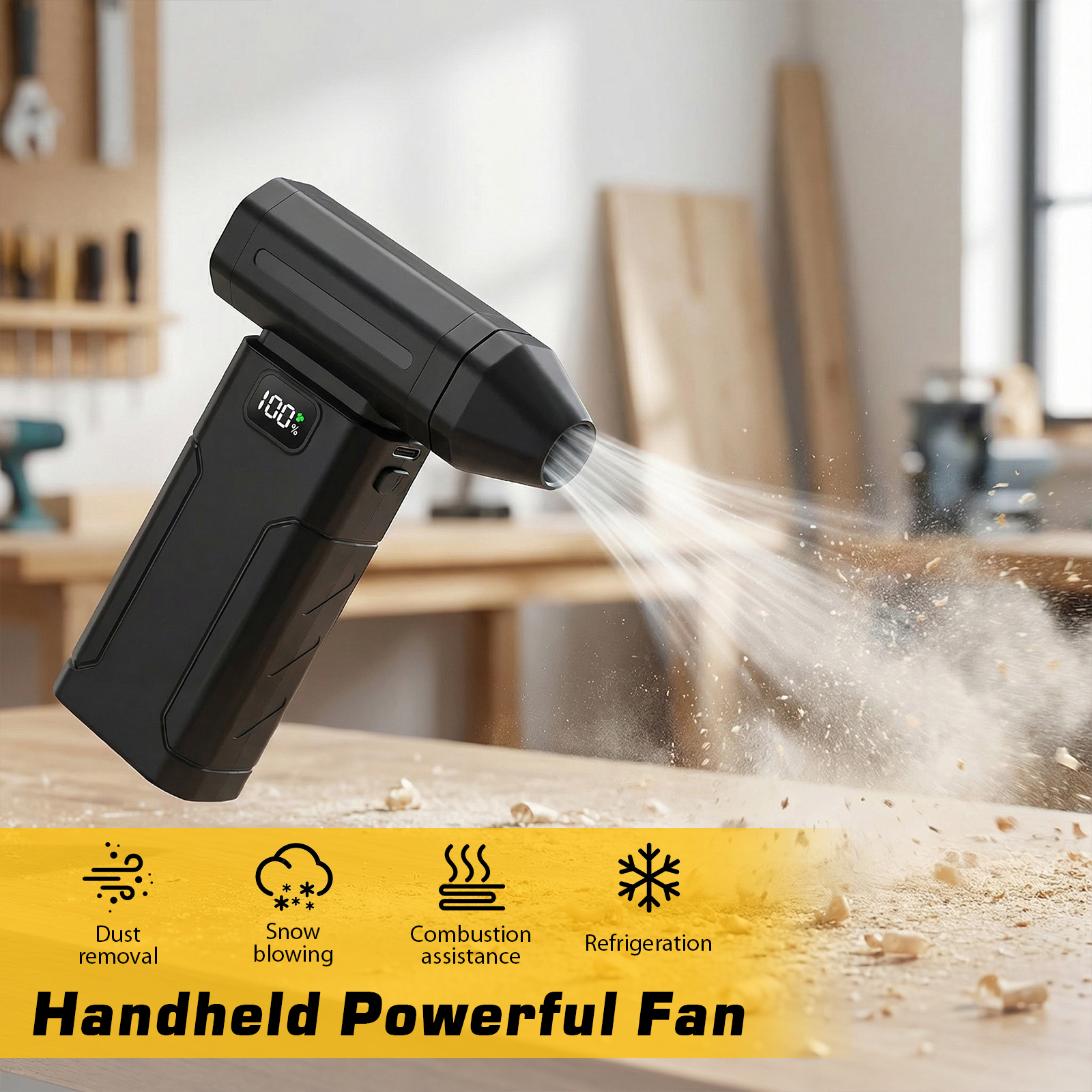 Powerful Air Blower 5-Speed Ha - Dryer Car Blower avaliação e preço