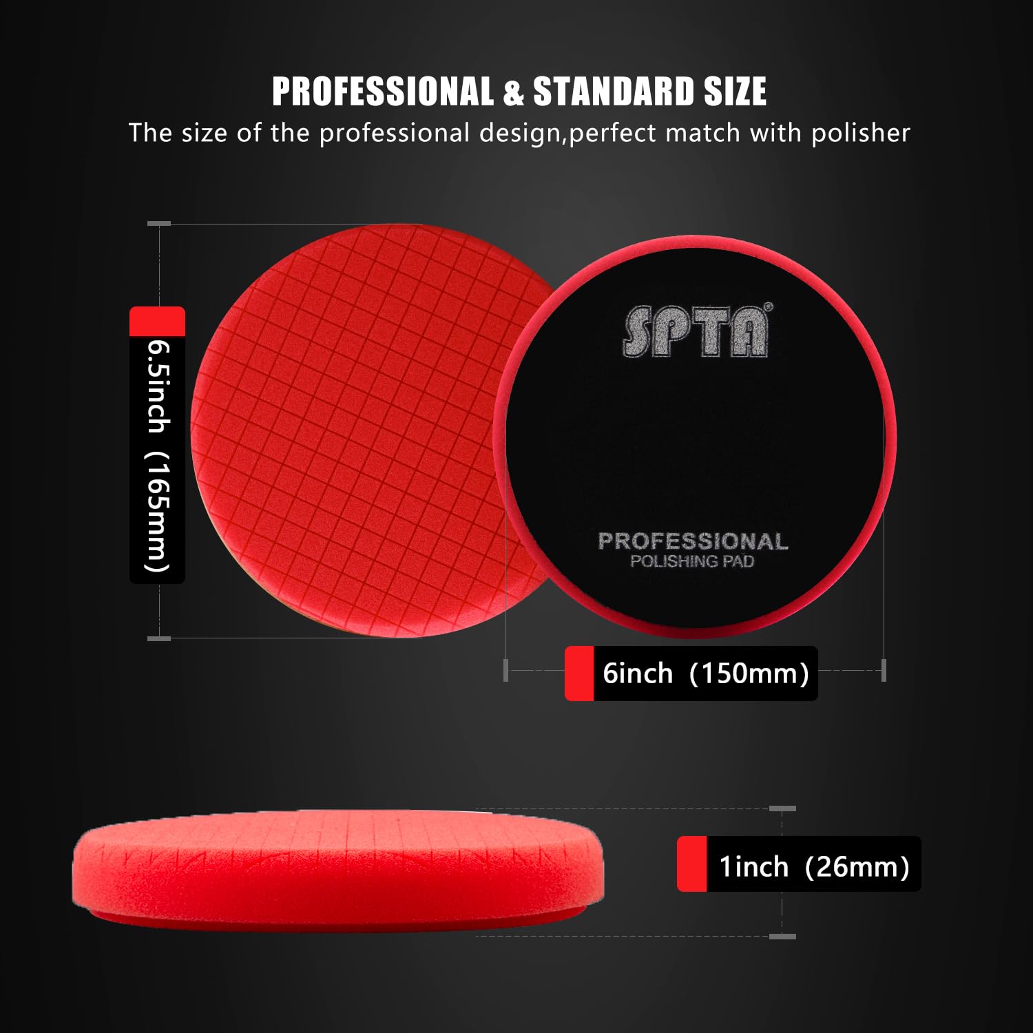 Red Ultra-Fine Polishing Pad S - Polish Pad Set Buffer avaliação e preço