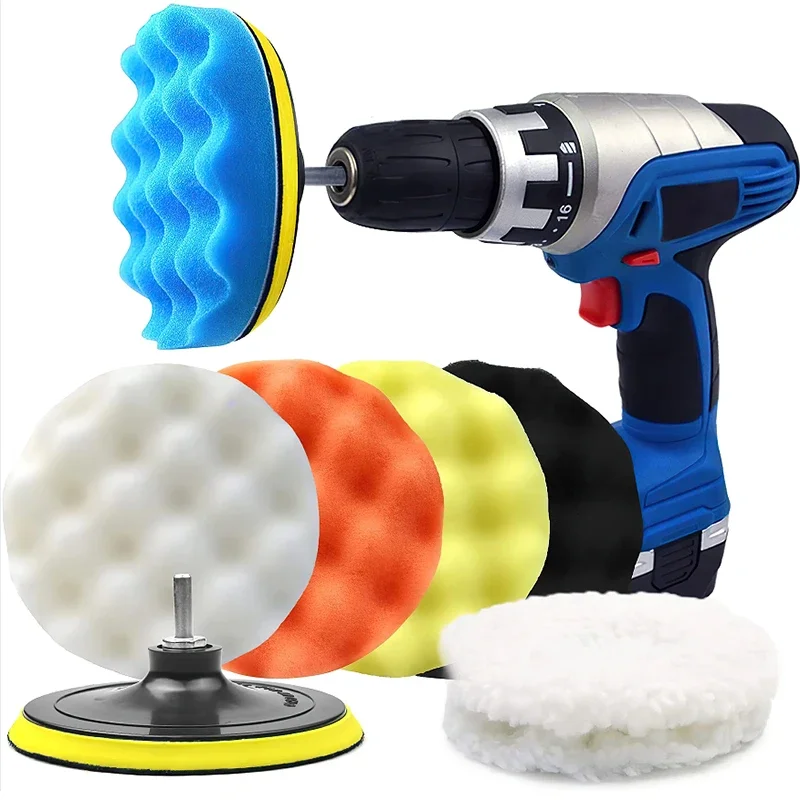 New 8Pcs Car Polishing Pads Ki - Polish Pad Set Buffer avaliação e preço