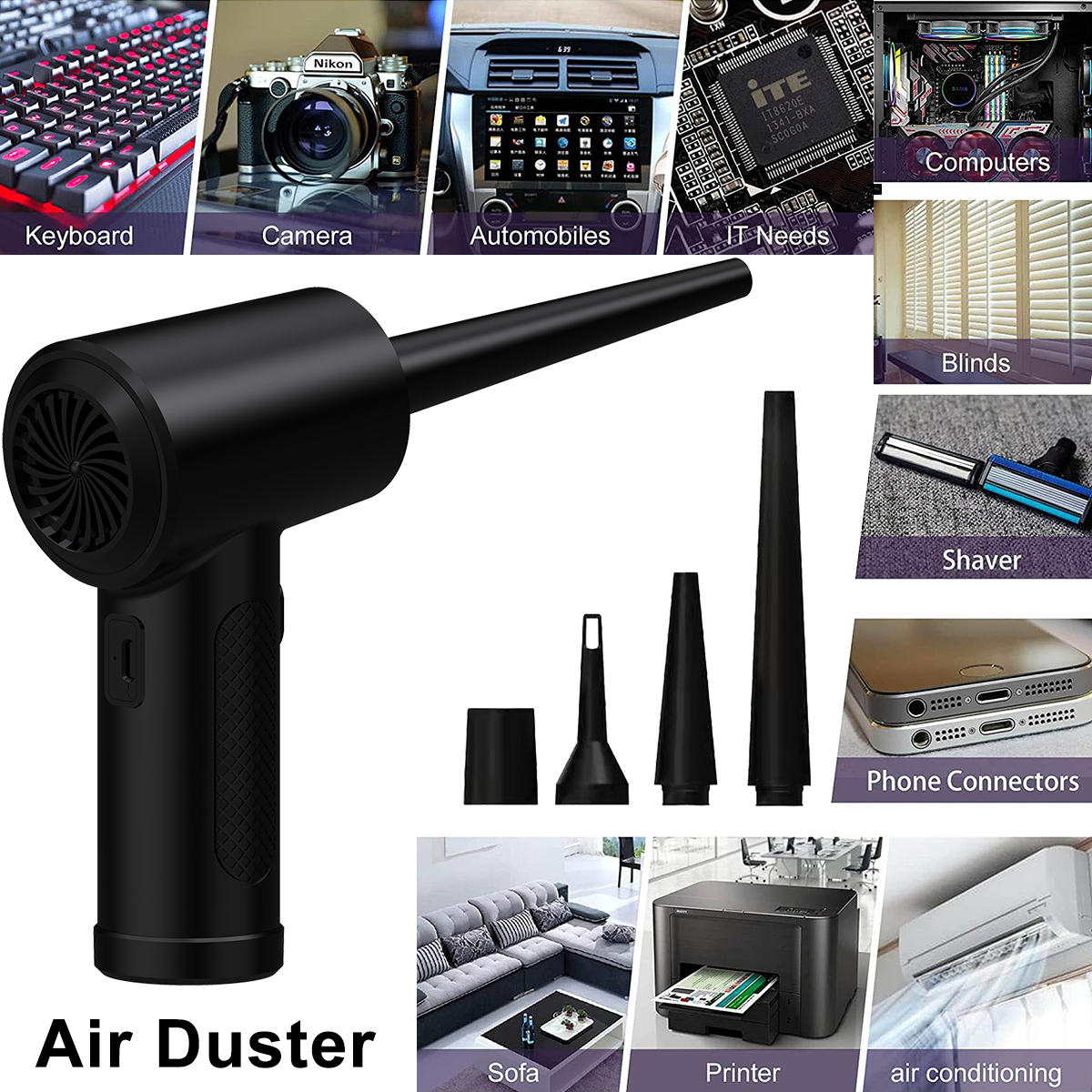 Compressed Air Duster for Comp - Dryer Car Blower avaliação e preço