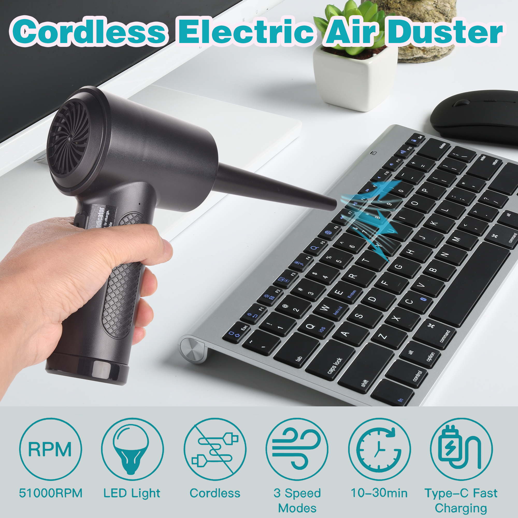 Compressed Air Duster for Comp - Dryer Car Blower avaliação e preço
