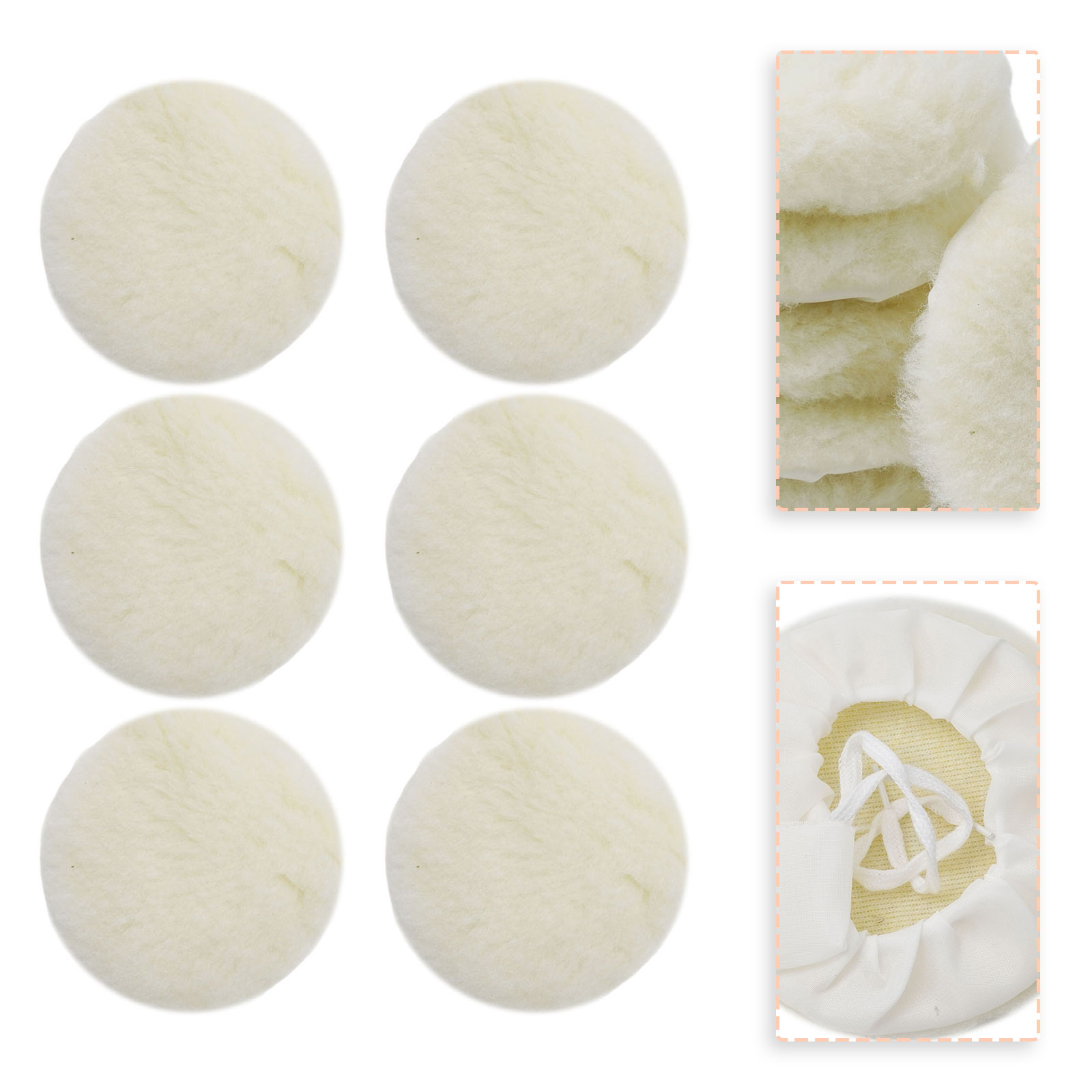 Set Buffing Pads 125mm Buffer  - Polish Pad Set Buffer avaliação e preço