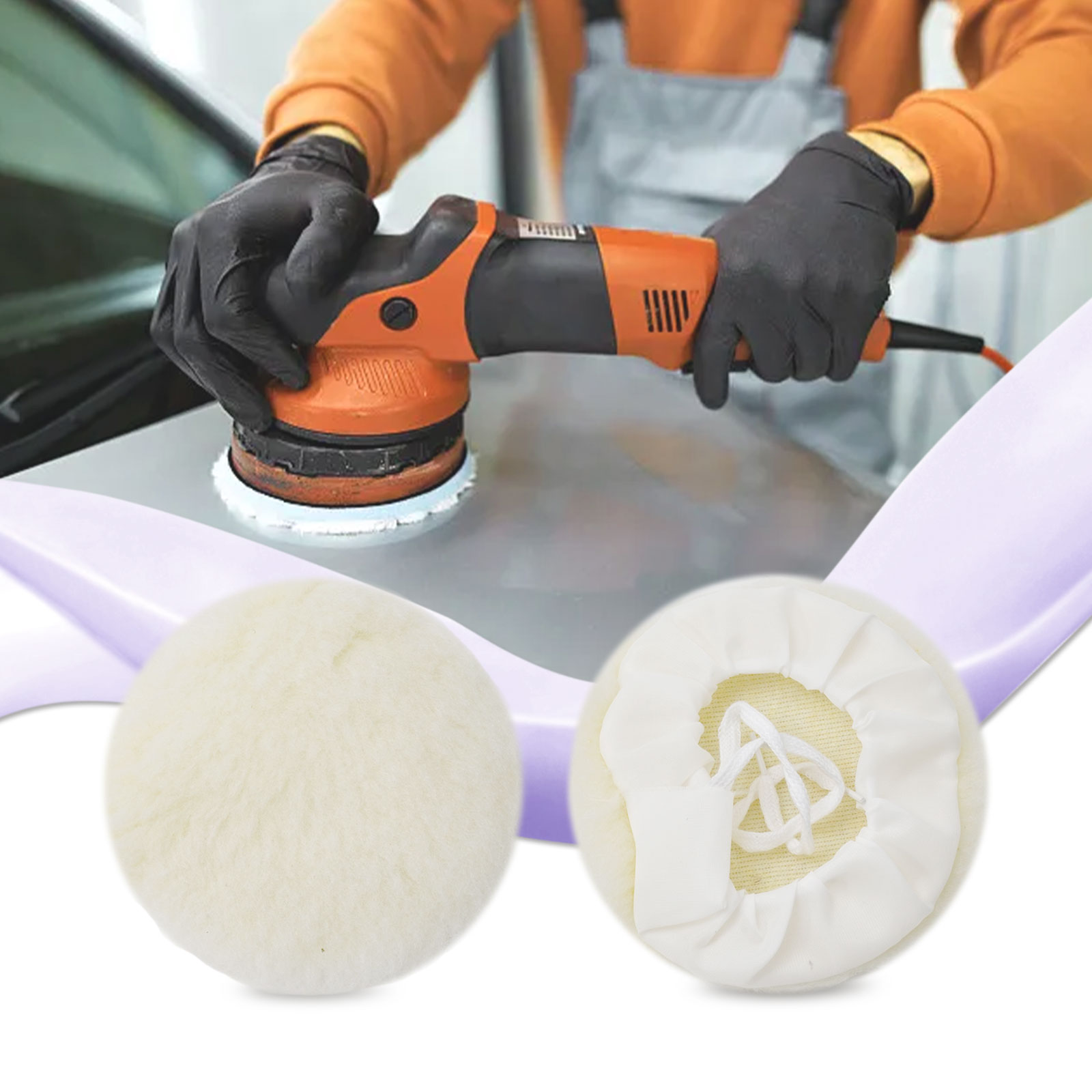 Set Buffing Pads 125mm Buffer  - Polish Pad Set Buffer avaliação e preço