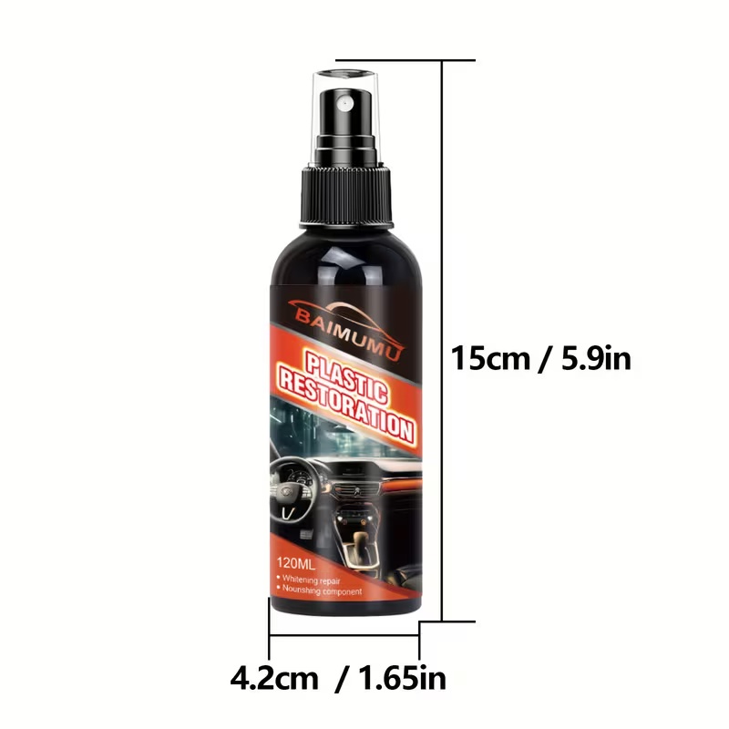 120ml Car Plastic Restorer Spr - Trim Restorer Plastic avaliação e preço