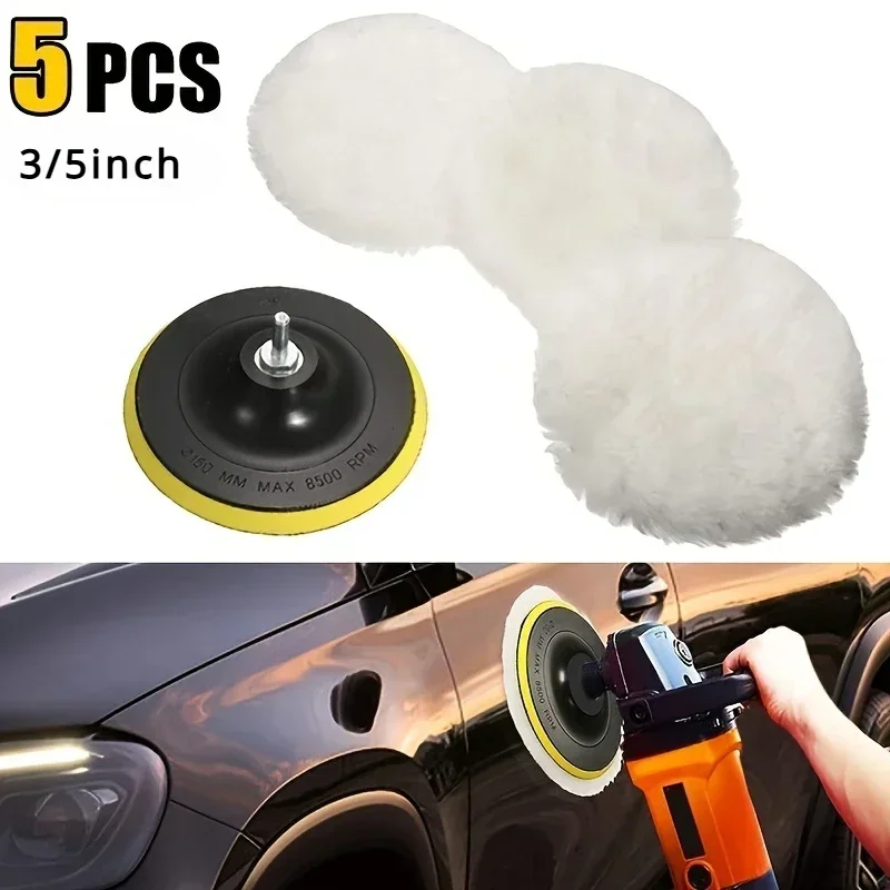 5Pcs/Set Wool Polishing Buffin - Polish Pad Set Buffer avaliação e preço