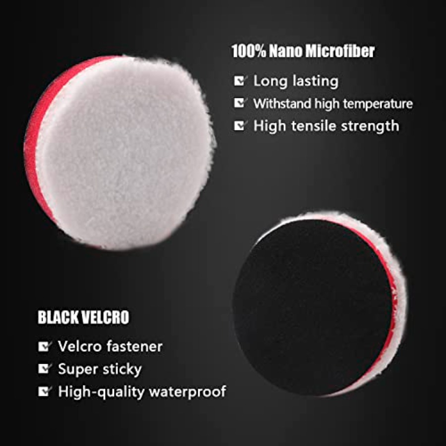 20pcs 3inch 80mm Car Foam Poli - Car Cleaning Brush avaliação e preço