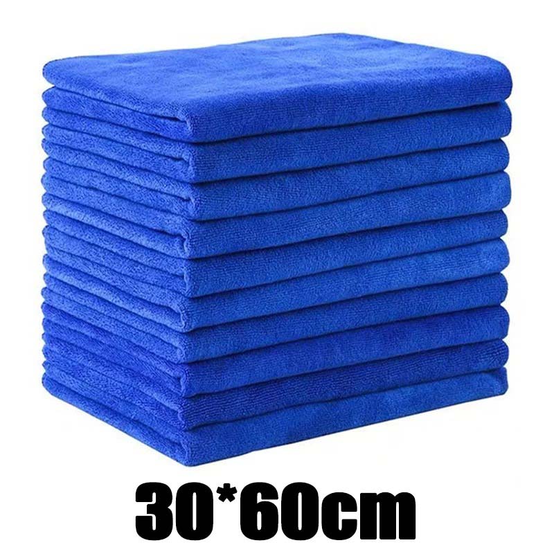 2PCS Royal Blue Soft Non-Scrat - Microfiber Towel Detailing avaliação e preço