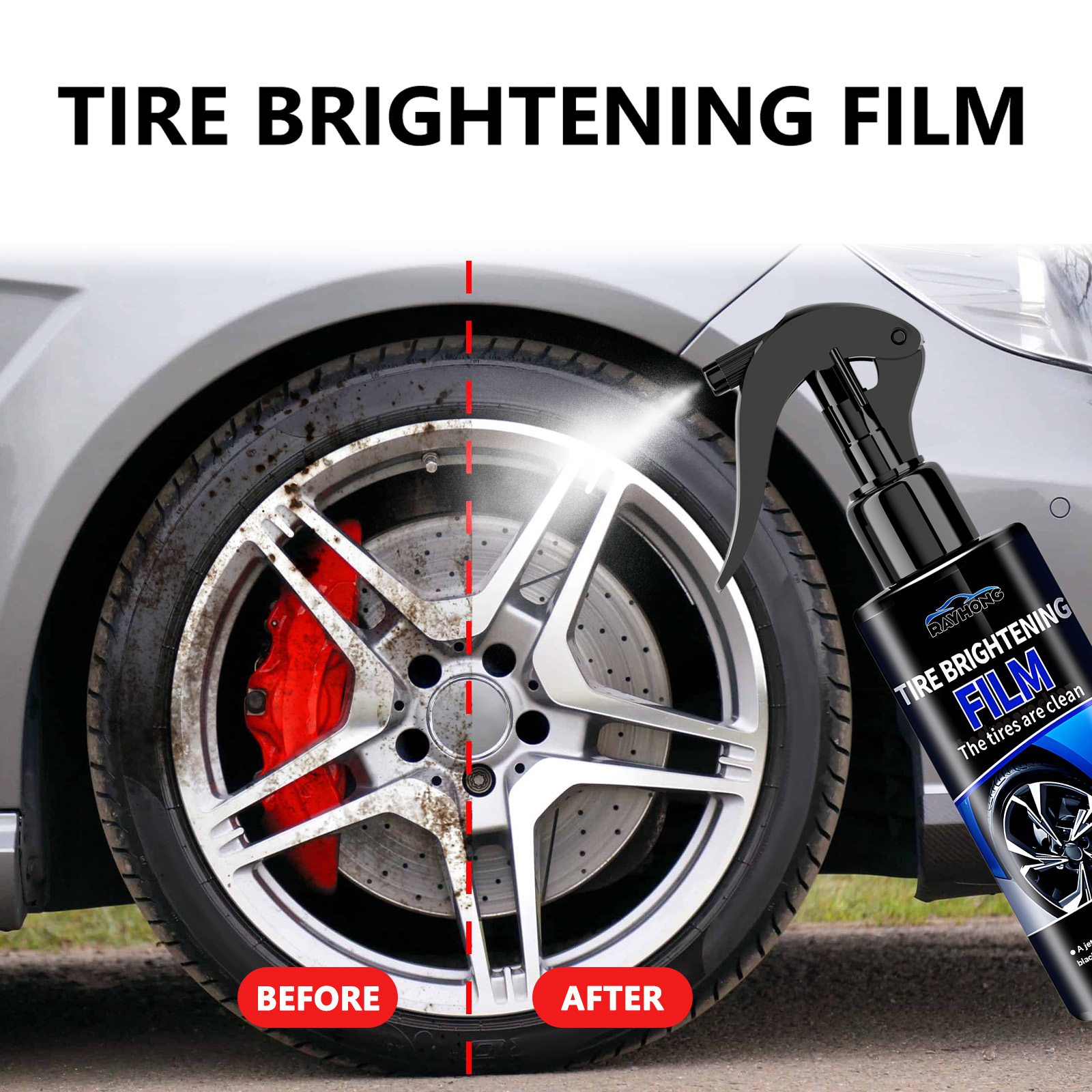 Car Tire Shine Coating Spray C - Tire Shine Spray Sealant avaliação e preço
