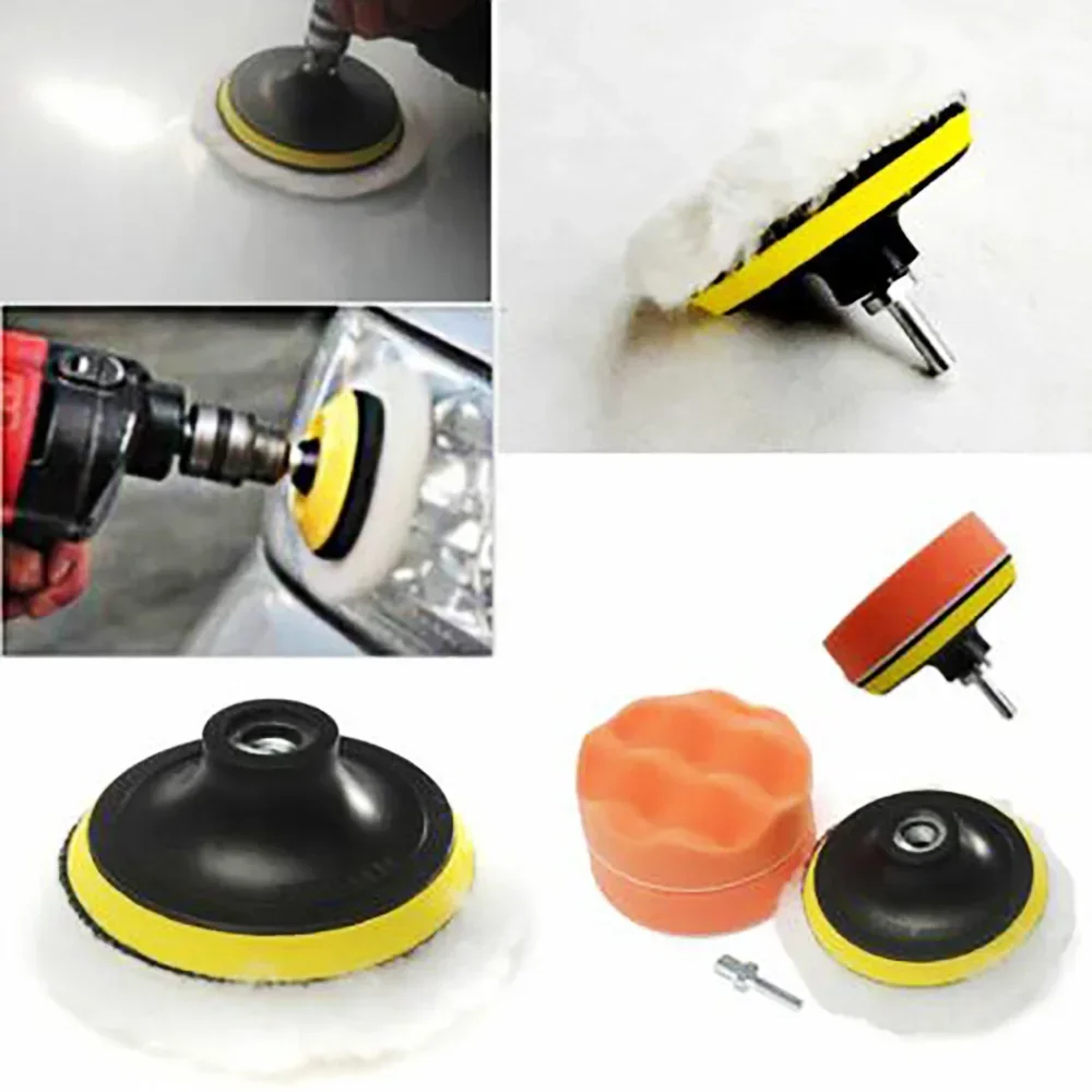 6Pcs Foam Pad Buffer Kit Polis - Polish Pad Set Buffer avaliação e preço