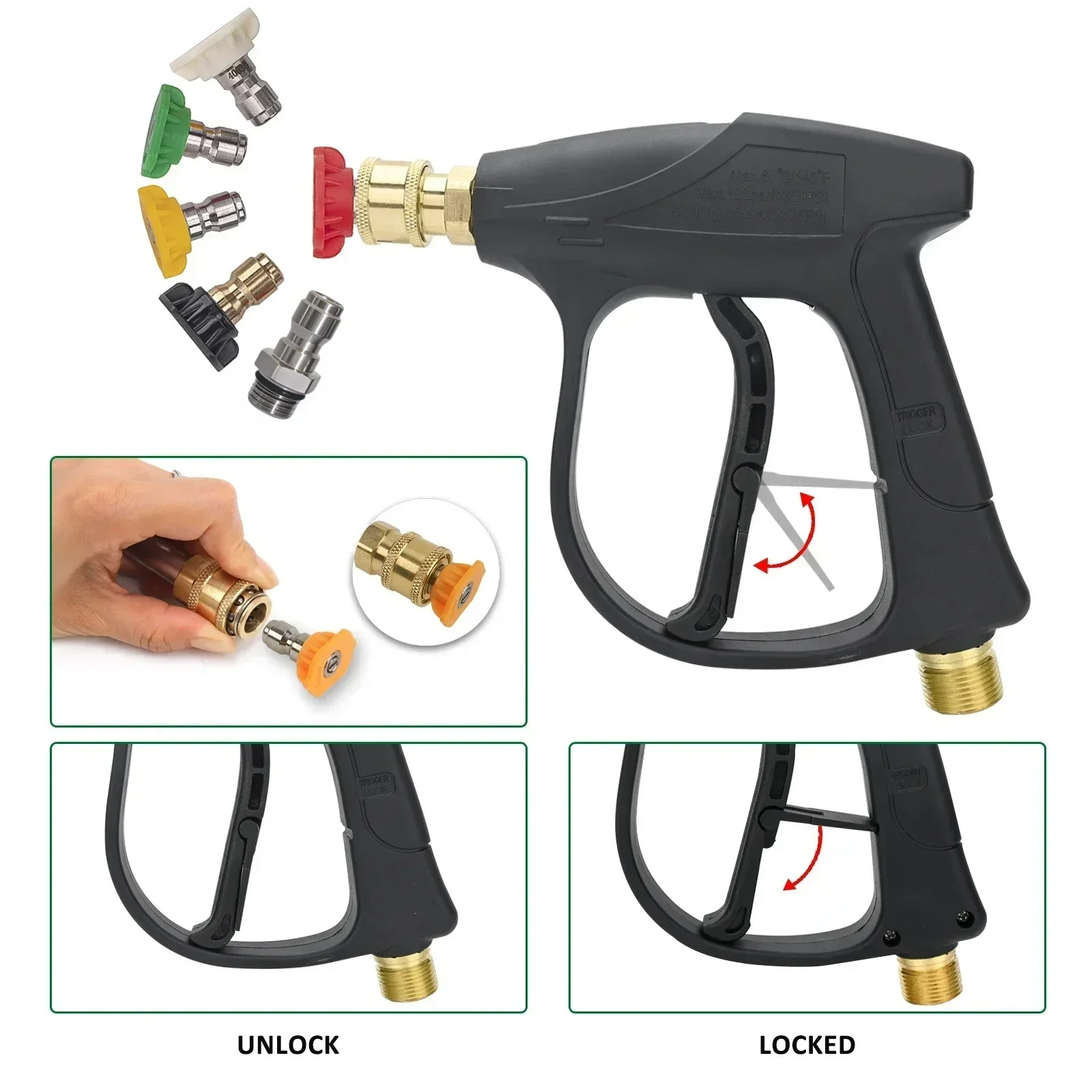 Pressure Washer Gun for Karche - Foam Cannon Car Wash avaliação e preço