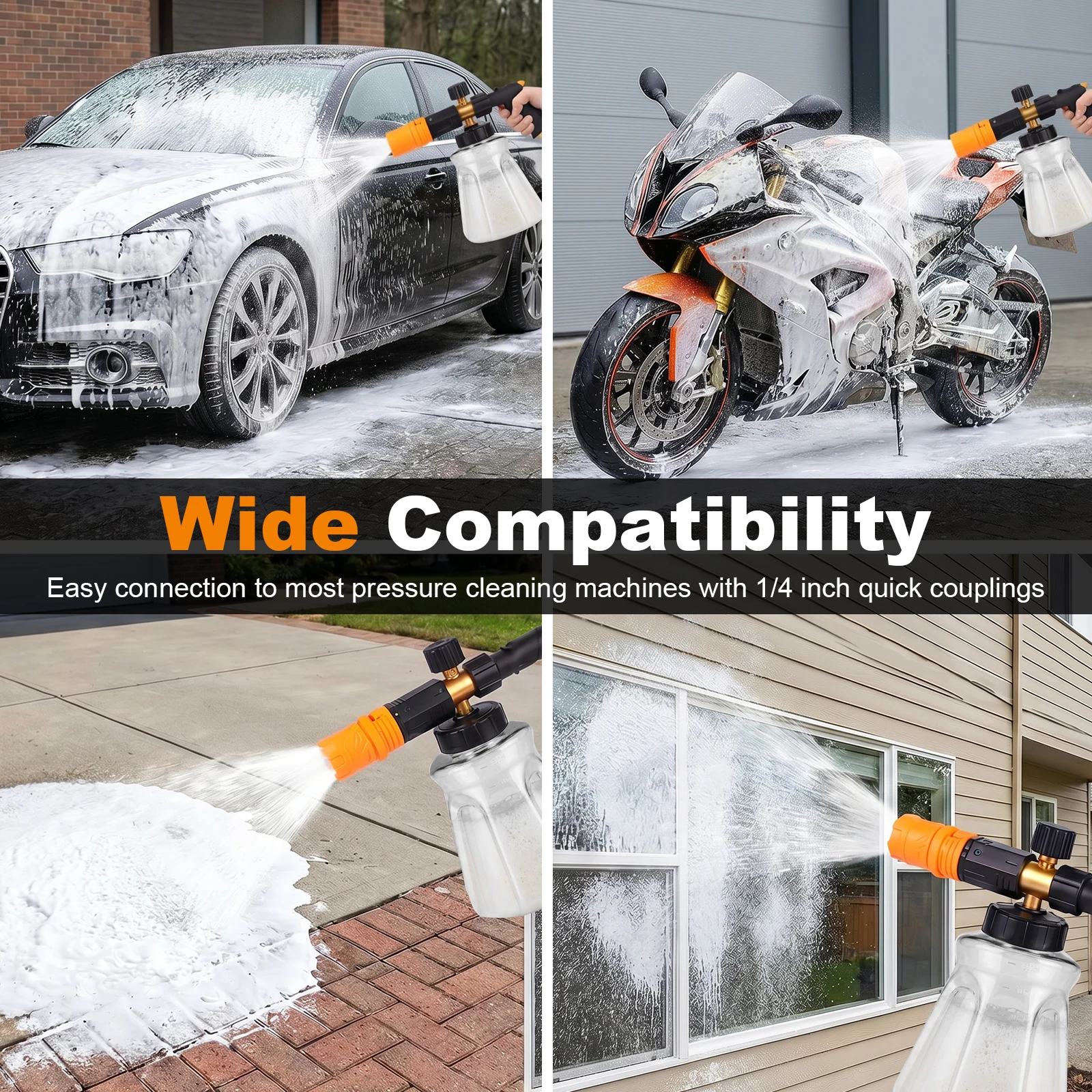 Foam Cannon for Pressure Washe - Foam Cannon Car Wash avaliação e preço