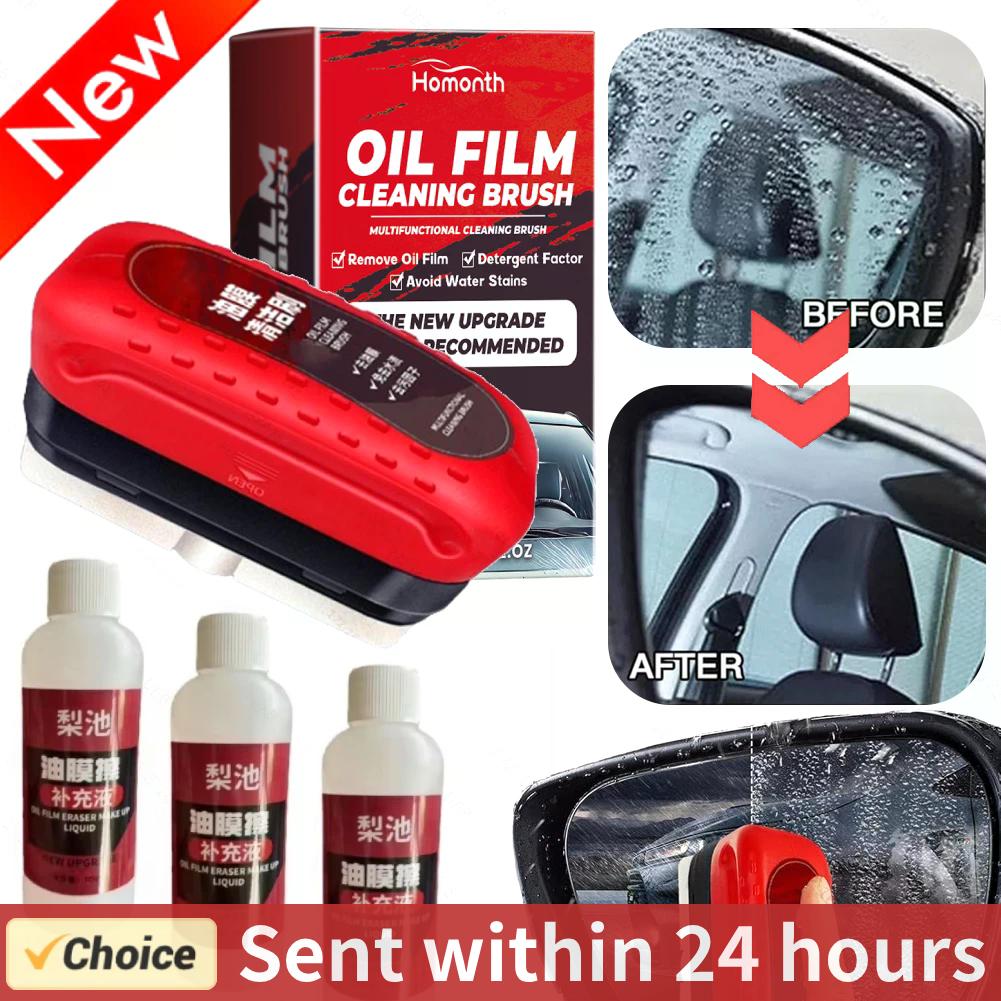 Car Glass Oil Film Remover Aut - Car Cleaning Brush avaliação e preço