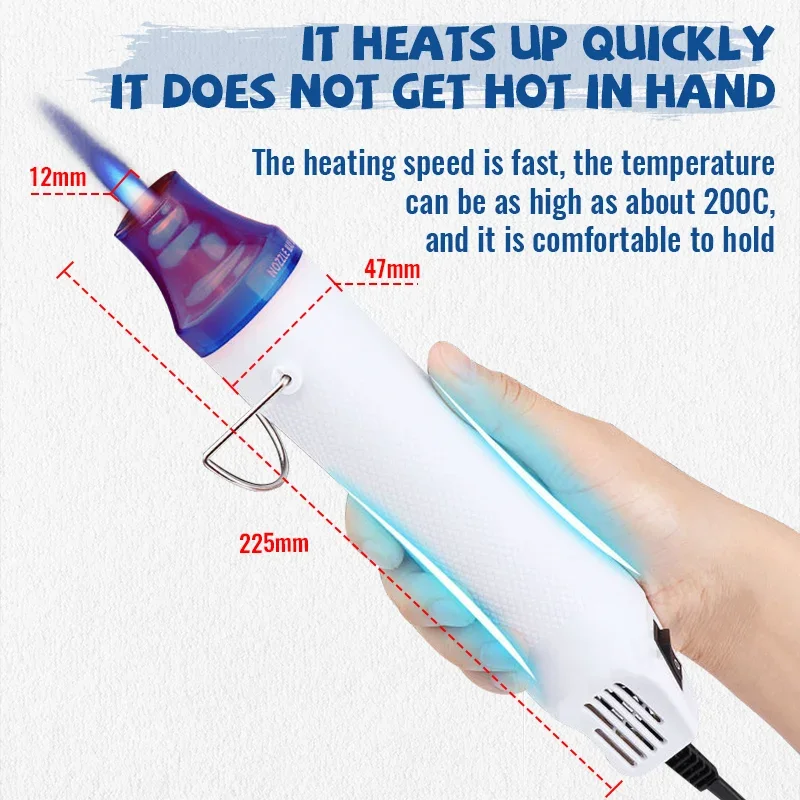 Hot Air Gun 220V Soldering Tem - Dryer Car Blower avaliação e preço