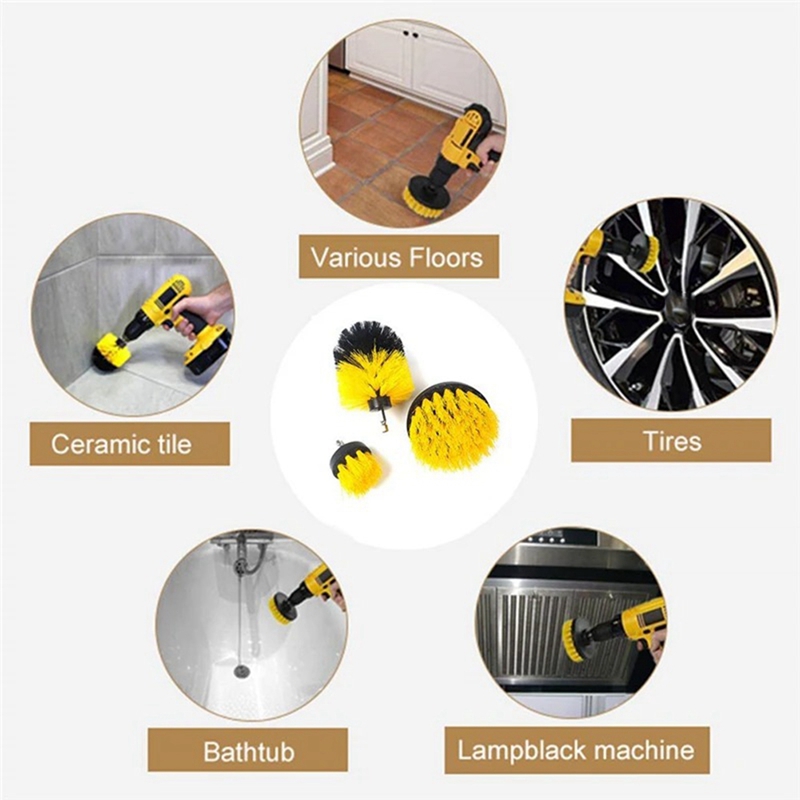 15pcs Electric Floor Scrubber  - Car Cleaning Brush avaliação e preço