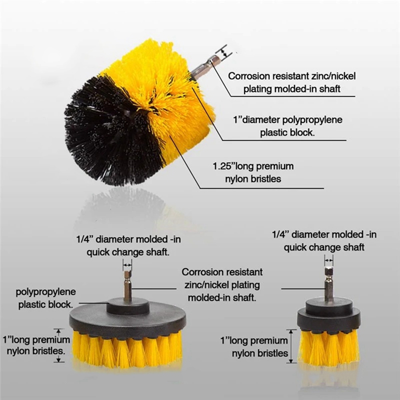 15pcs Electric Floor Scrubber  - Car Cleaning Brush avaliação e preço
