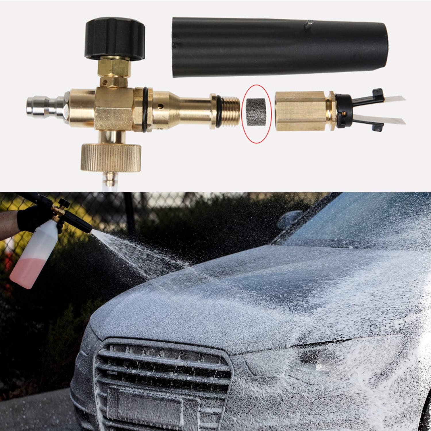 4Pcs High Density Foam Lance C - Foam Cannon Car Wash avaliação e preço