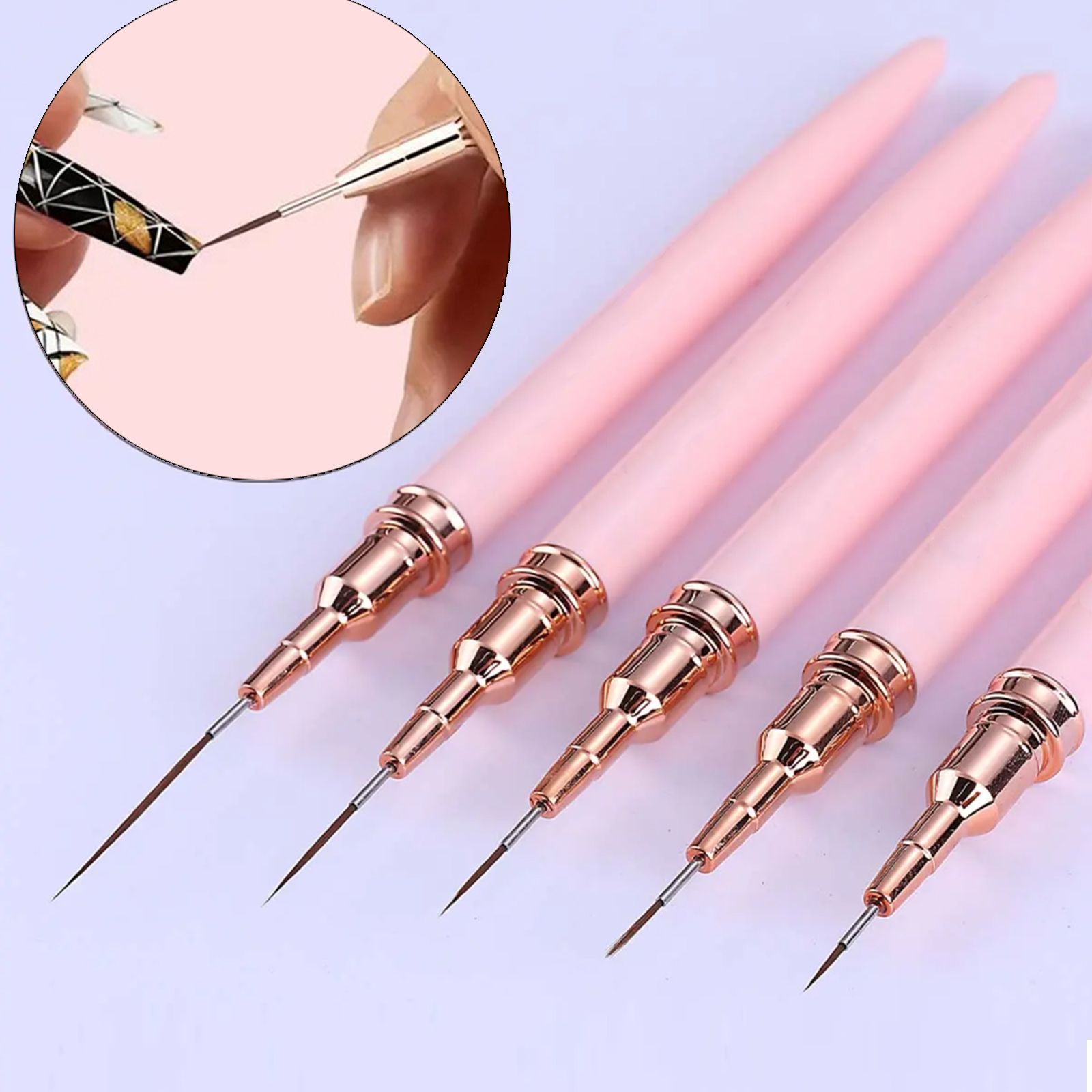 5-Piece Nail Art Pen Set, Ultr - Detailing Brush Set avaliação e preço
