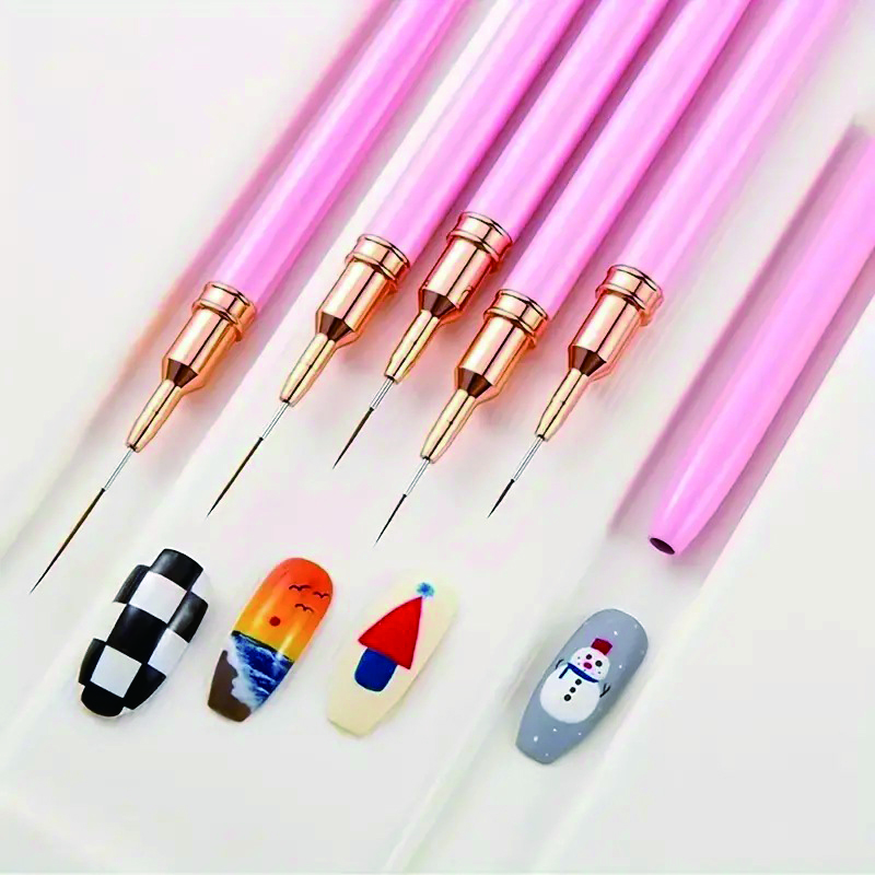 5-Piece Nail Art Pen Set, Ultr - Detailing Brush Set avaliação e preço
