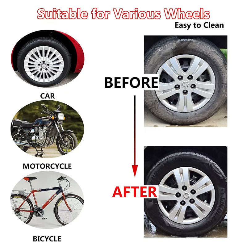 Car Wheel Brush Soft Bristle T - Wheel Cleaner Alloy avaliação e preço