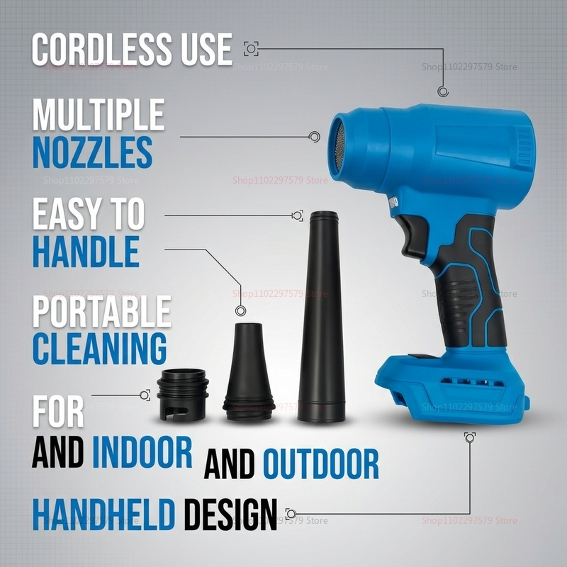 Brushless Turbojet Fan Cordles - Dryer Car Blower avaliação e preço
